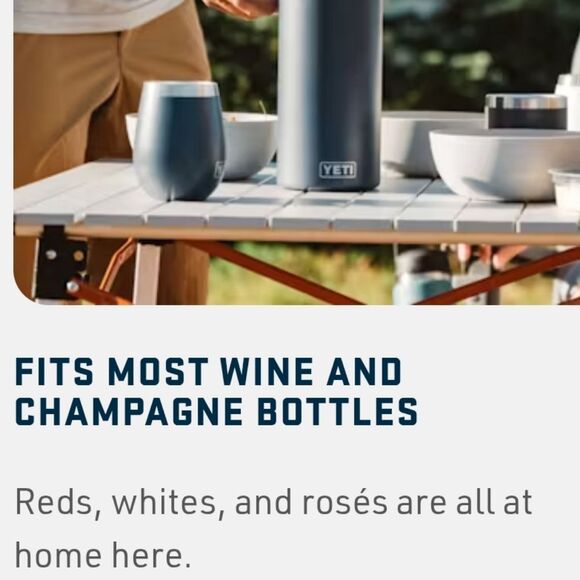 YETI Rambler Wine Chiller- Power Pink - Picture 8 of 14